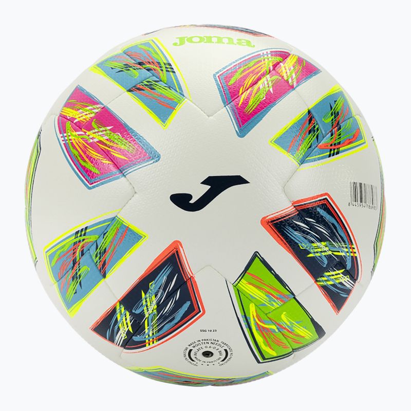 Футболна топка Joma Dinamic IV fluor green/navy размер 5 6