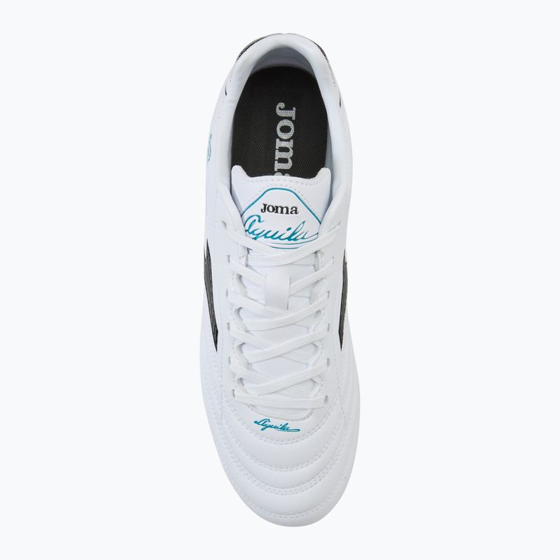 Joma Aguila FG мъжки футболни обувки бяло/черно 5