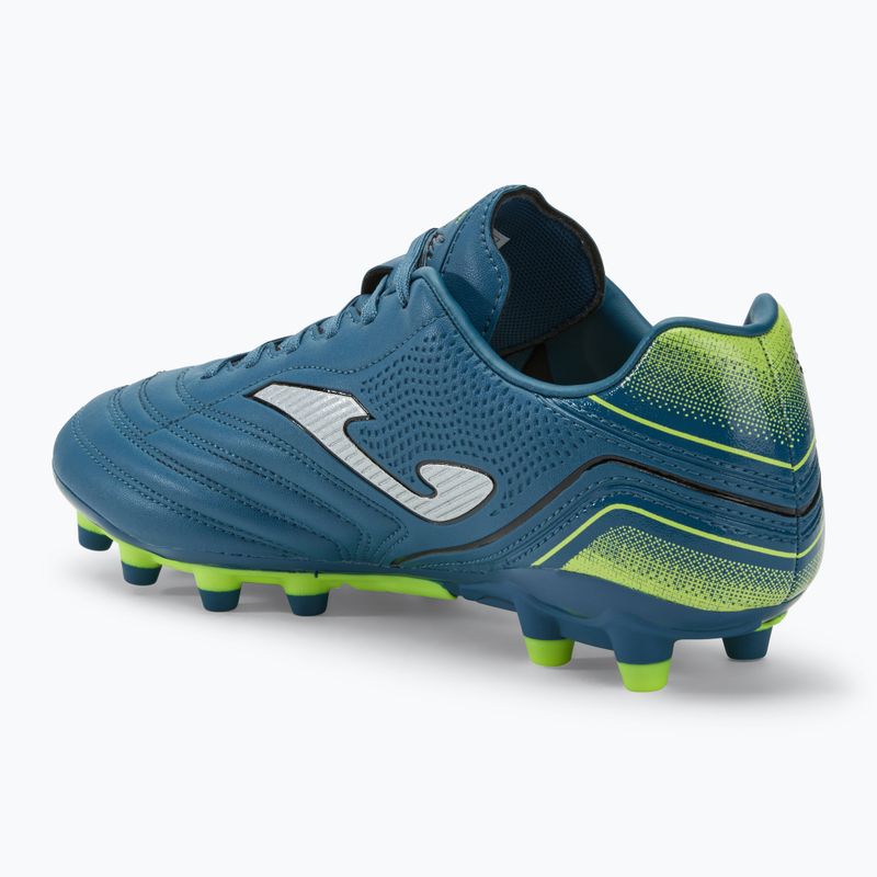 Joma Aguila FG мъжки футболни обувки petroleum/yellow 3