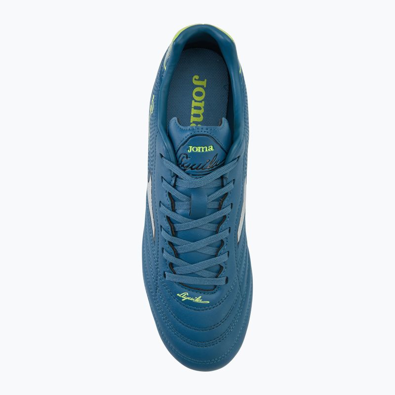 Joma Aguila FG мъжки футболни обувки petroleum/yellow 5