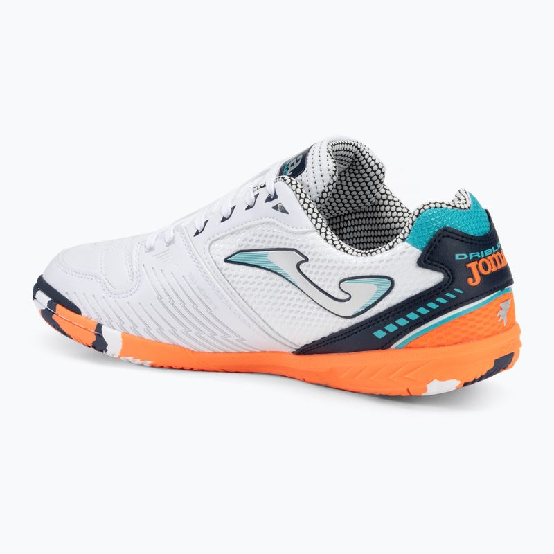 Мъжки футболни обувки Joma Dribling IN white/orange 3