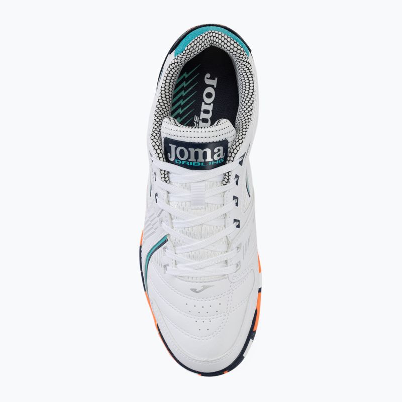 Мъжки футболни обувки Joma Dribling IN white/orange 5