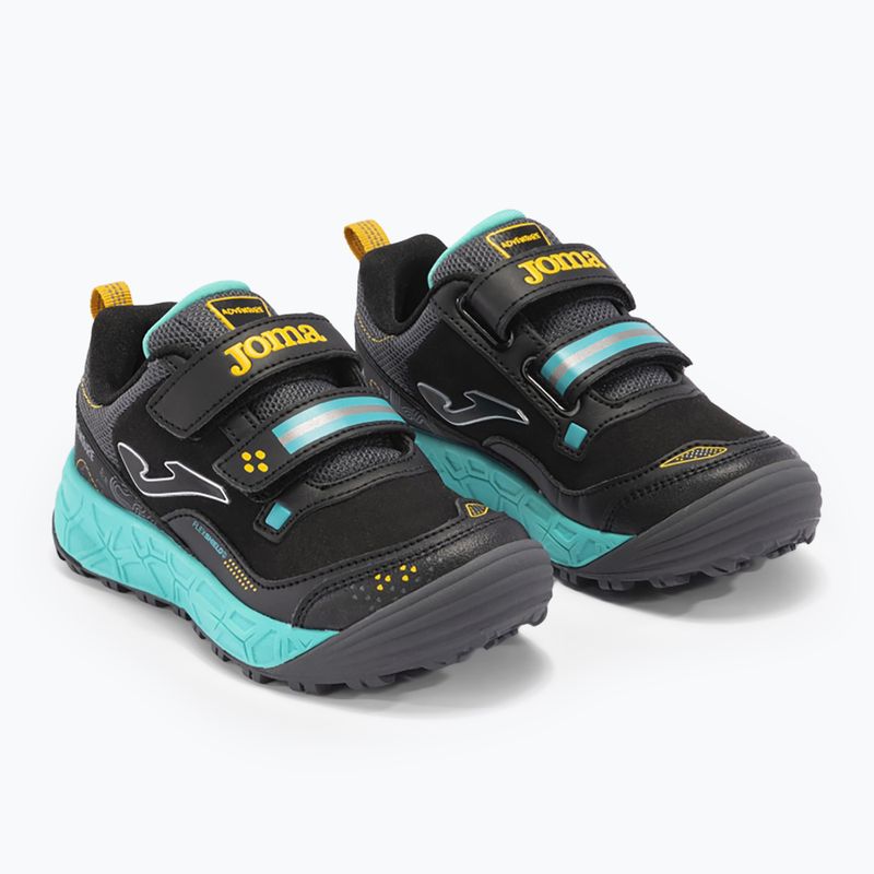 Детски обувки за бягане Joma Adventure black/turquoise 9