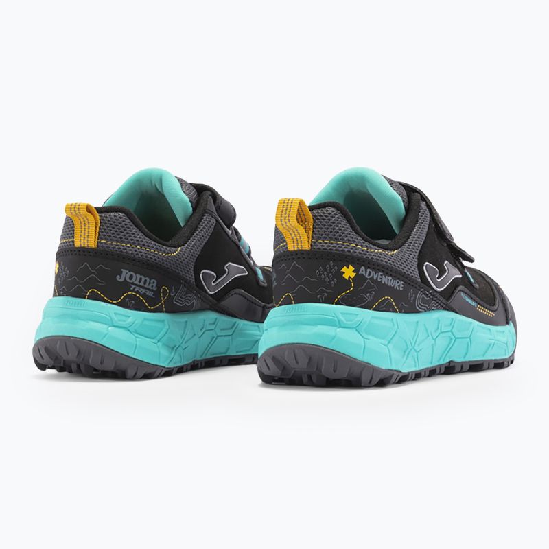 Детски обувки за бягане Joma Adventure black/turquoise 10