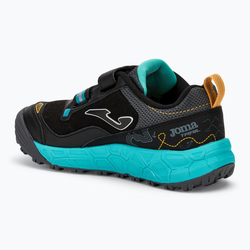 Детски обувки за бягане Joma Adventure black/turquoise 3