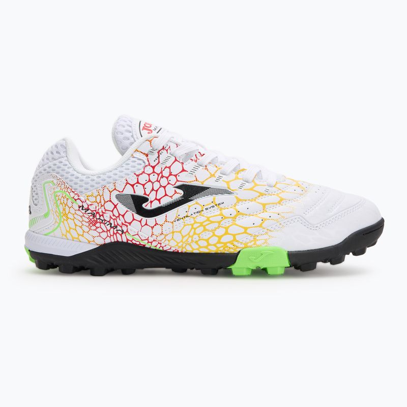 Мъжки футболни обувки Joma Maxima TF white/yellow 2