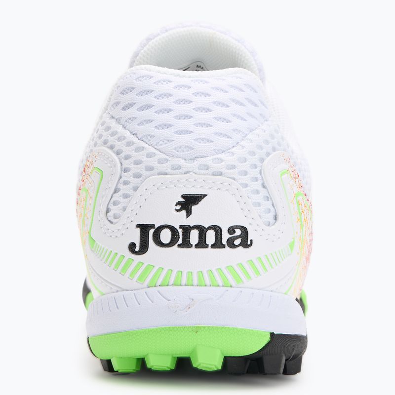 Мъжки футболни обувки Joma Maxima TF white/yellow 6