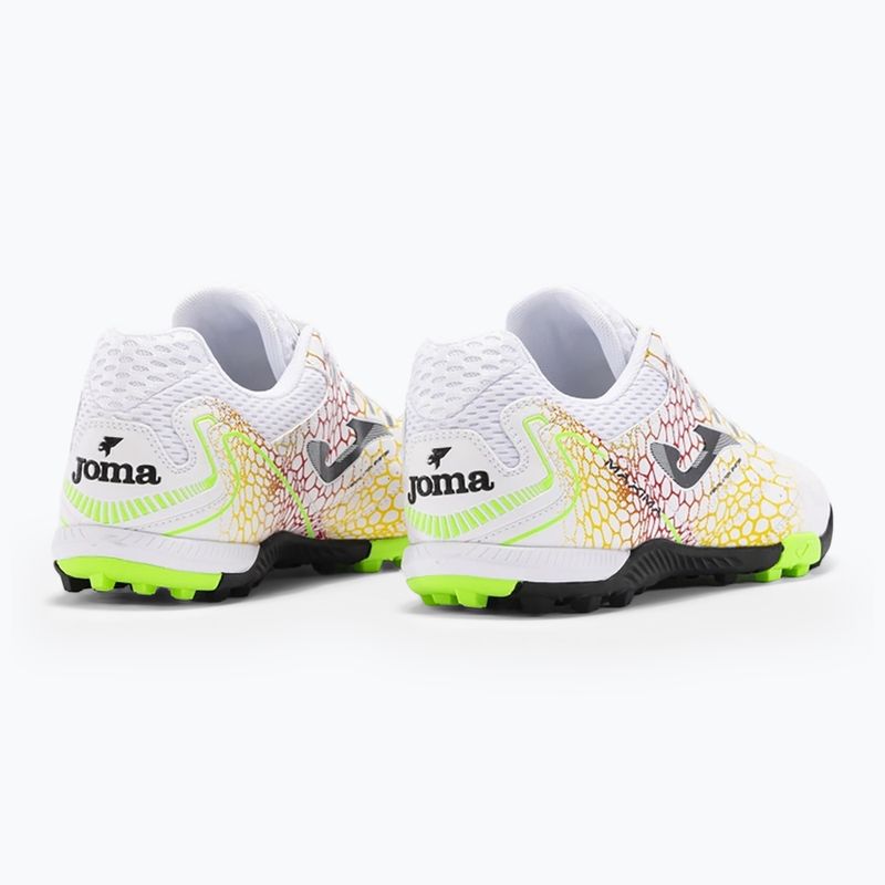 Мъжки футболни обувки Joma Maxima TF white/yellow 10