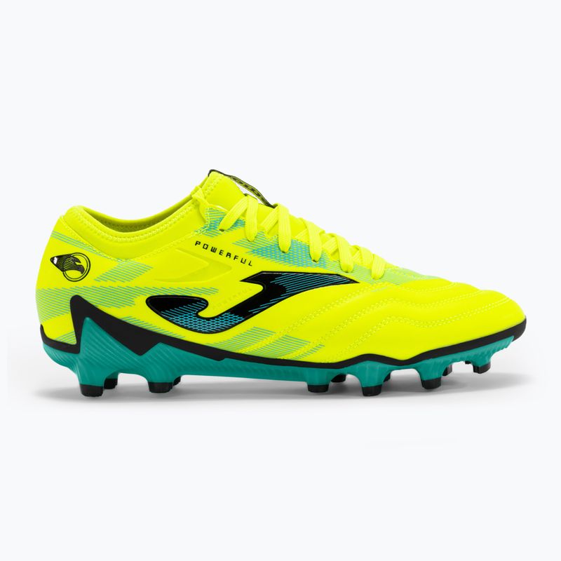 Мъжки футболни обувки Joma Powerful FG lemon fluor/turquoise 8