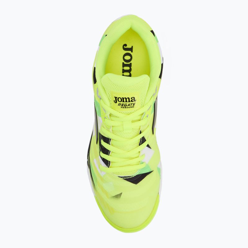 Мъжки футболни обувки Joma Regate Rebound IN lemon fluor/green 5