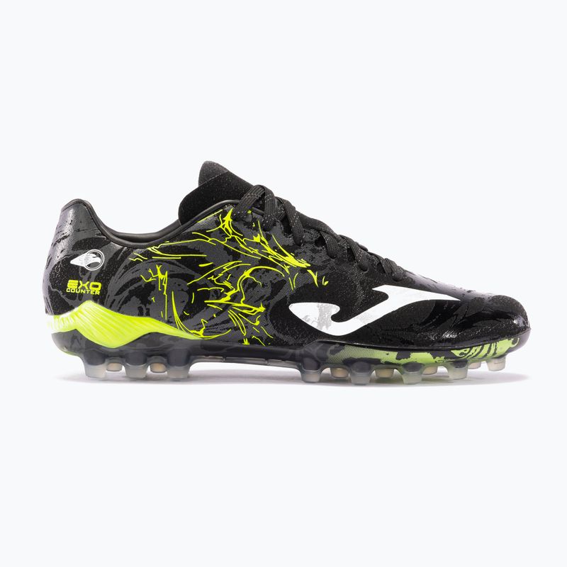 Мъжки футболни обувки Supercopa AG black/lemon fluor 8