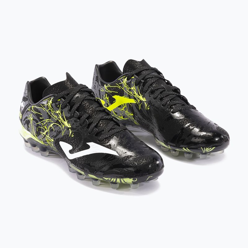 Мъжки футболни обувки Supercopa AG black/lemon fluor 9