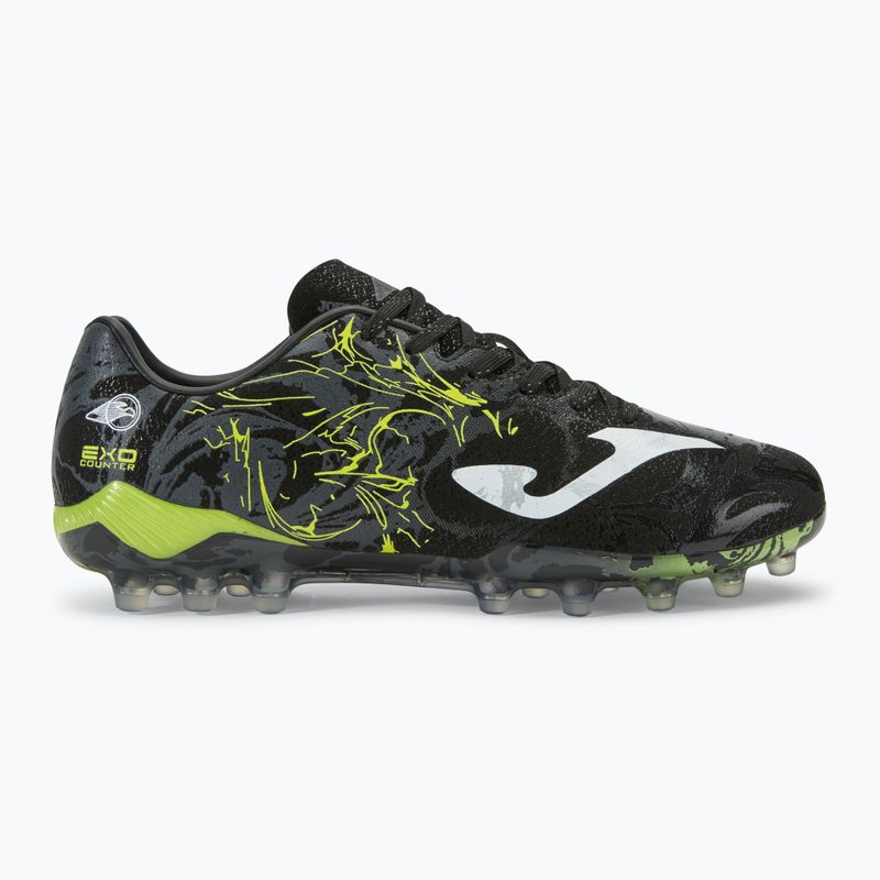 Мъжки футболни обувки Supercopa AG black/lemon fluor 2