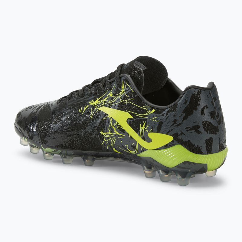 Мъжки футболни обувки Supercopa AG black/lemon fluor 3