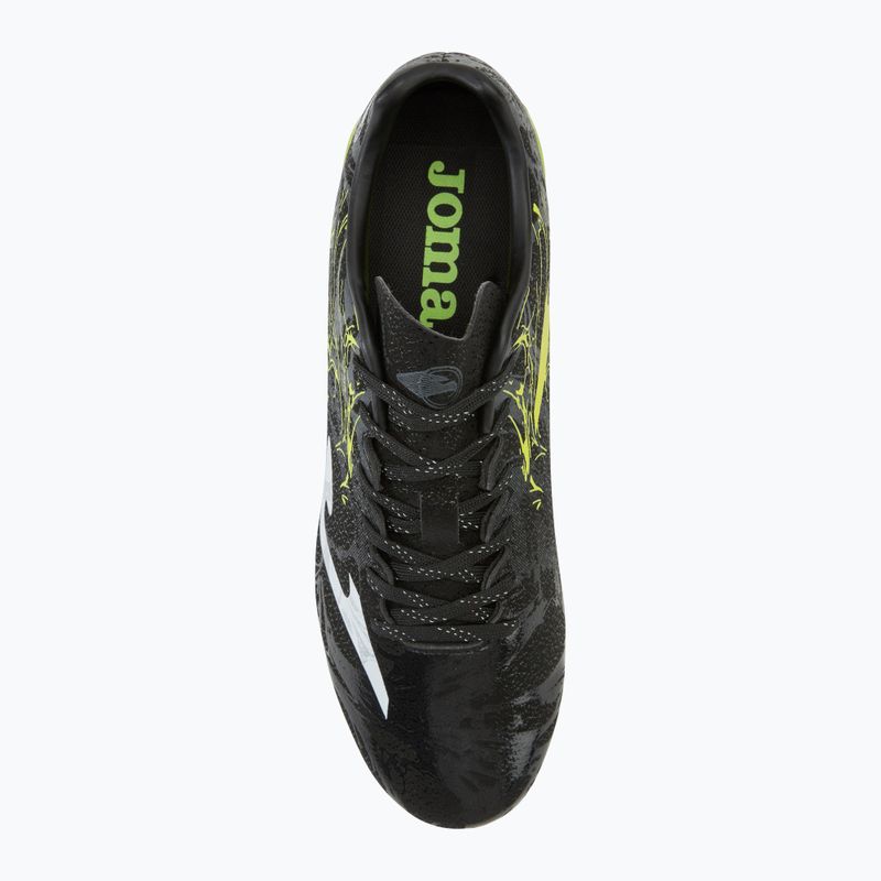 Мъжки футболни обувки Supercopa AG black/lemon fluor 5