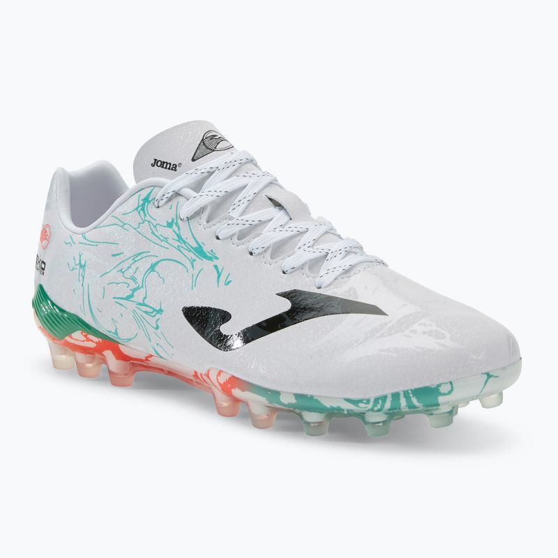 Мъжки футболни обувки Supercopa AG white/turquoise