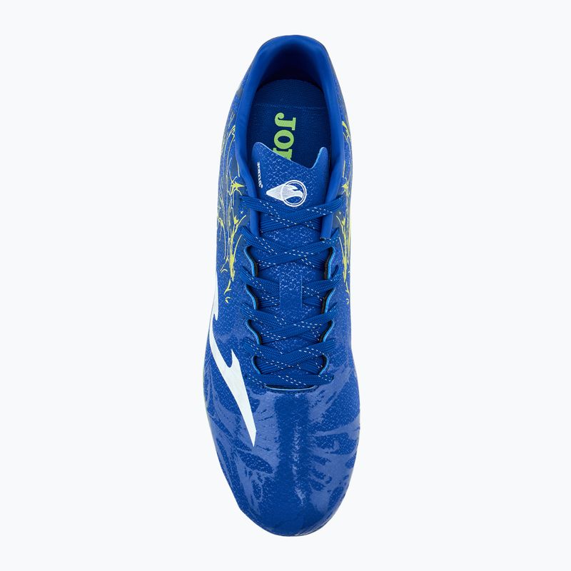 Мъжки футболни обувки Joma Supercopa FG royal/lemon fluor 5