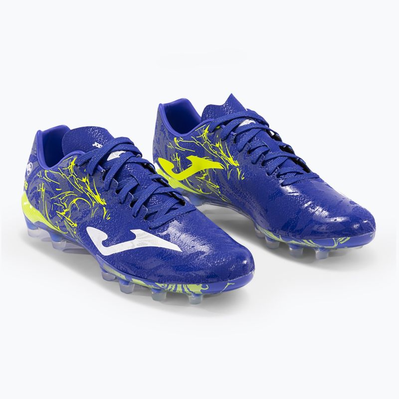 Мъжки футболни обувки Joma Supercopa FG royal/lemon fluor 9