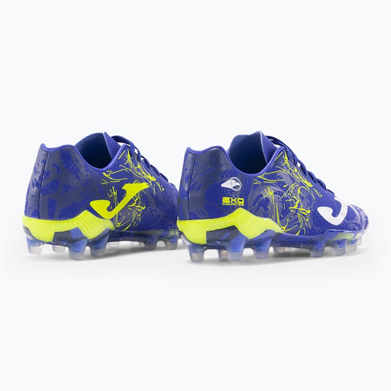 Мъжки футболни обувки Joma Supercopa FG royal/lemon fluor 10