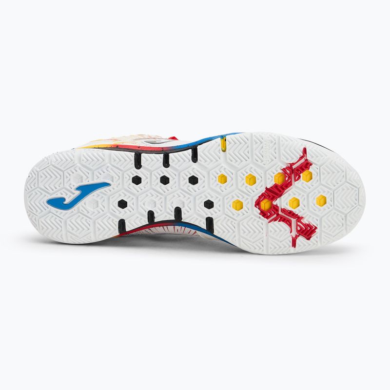 Мъжки футболни обувки Joma Top Flex Rebound IN white/red 4