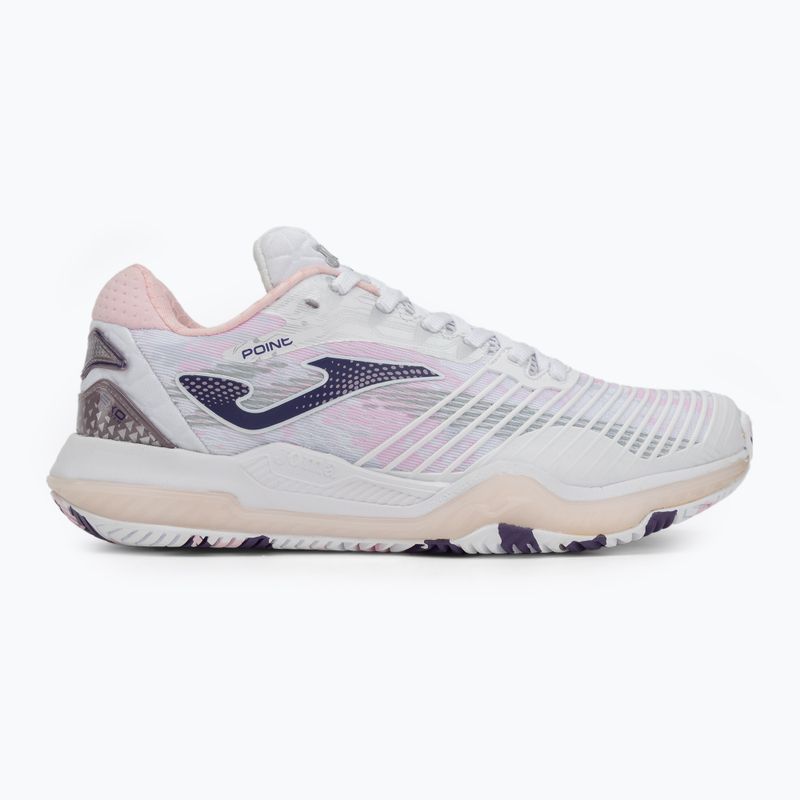 Дамски обувки за тенис Joma Point Lady AC white/pink 2