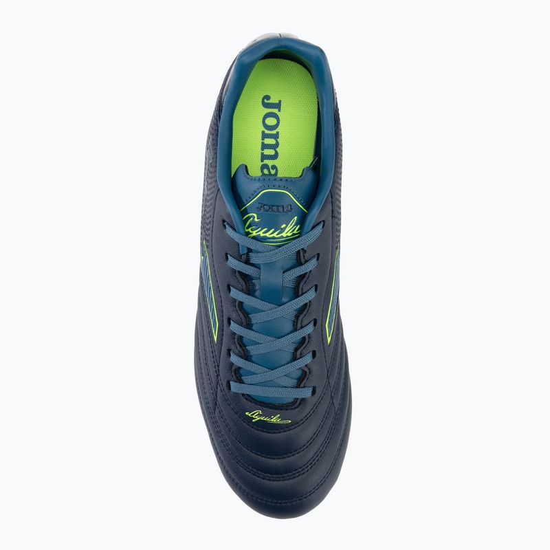 Мъжки футболни обувки Joma Aguila FG navy/green fluor 5