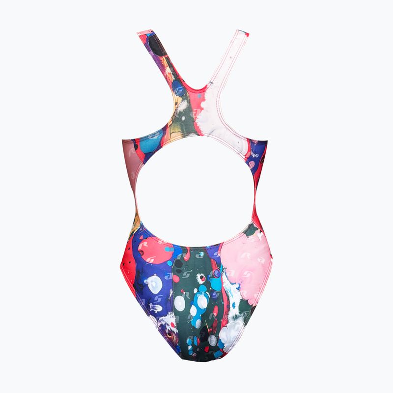 Дамски цял бански костюм RAS Fluid Race Back multicolour 2