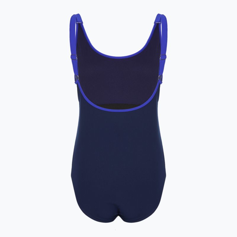 Дамски цял бански костюм RAS Bruit Spa Back navy 2