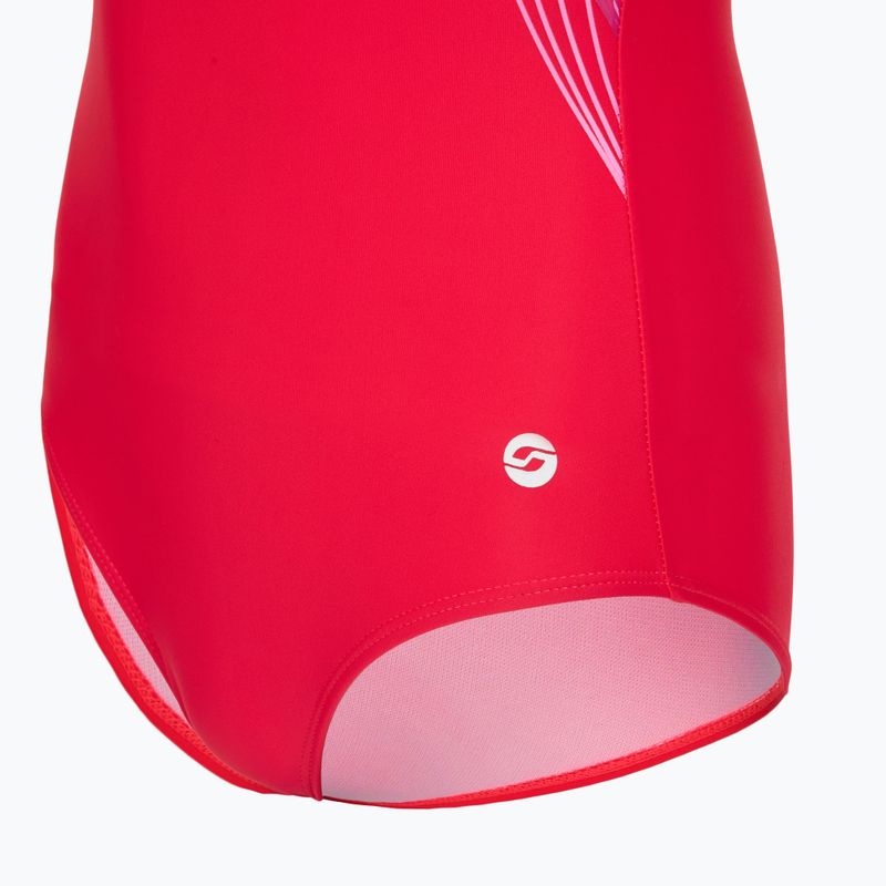 Детски цял бански костюм RAS Borneo Classic Back coral 3