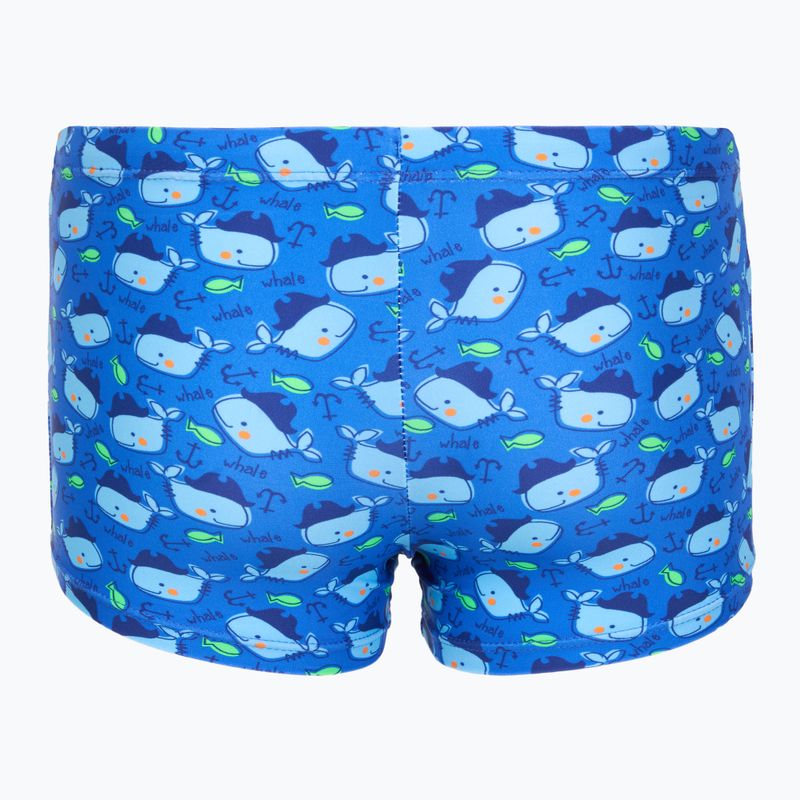 Детски боксерки за плуване RAS Whale Trunks denim blue 2