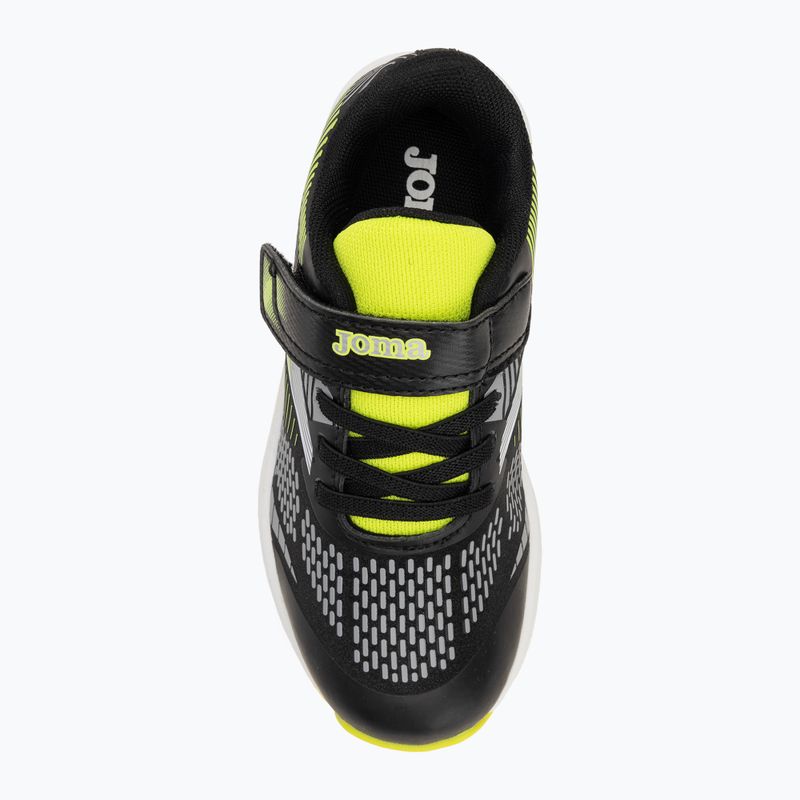 Детски обувки за бягане Joma 30 black/lemon fluor 10