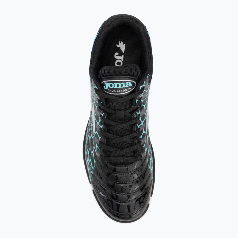 Мъжки футболни обувки Joma Maxima IN black/turquoise 5