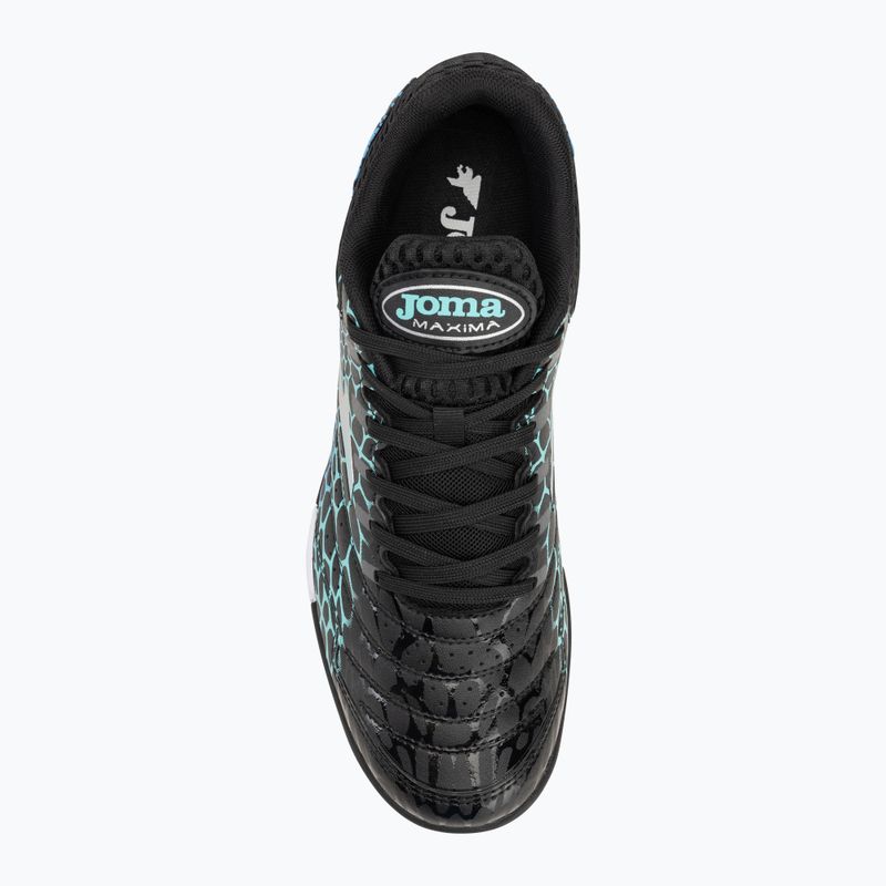 Мъжки футболни обувки Joma Maxima TF black/turquoise 5
