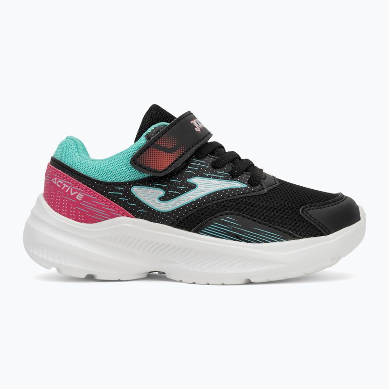 Детски обувки Joma Active Jr черни/тюркоазени 2
