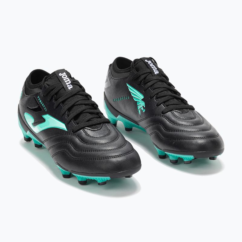 Joma Powerful FG black turquoise мъжки футболни обувки 9
