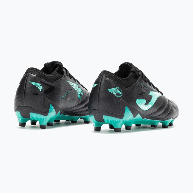 Joma Powerful FG black turquoise мъжки футболни обувки 10