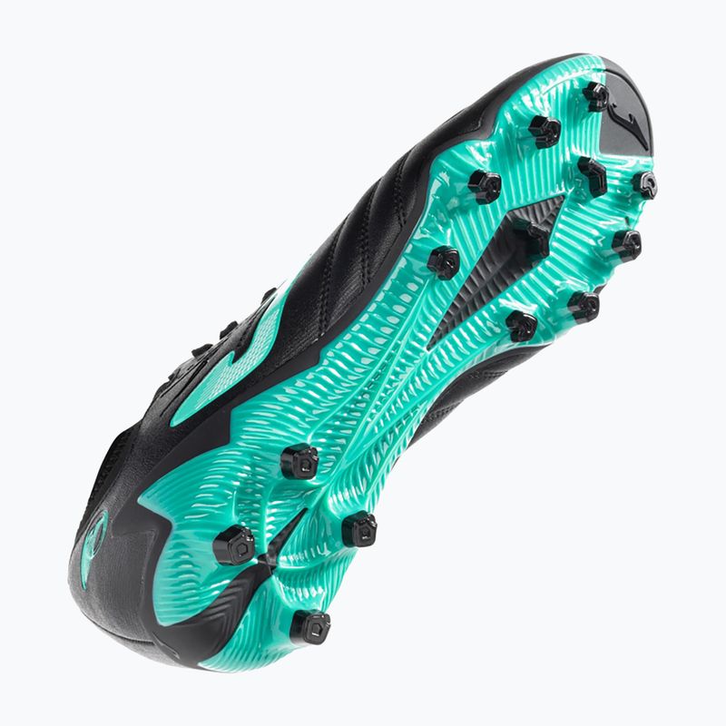 Joma Powerful FG black turquoise мъжки футболни обувки 12