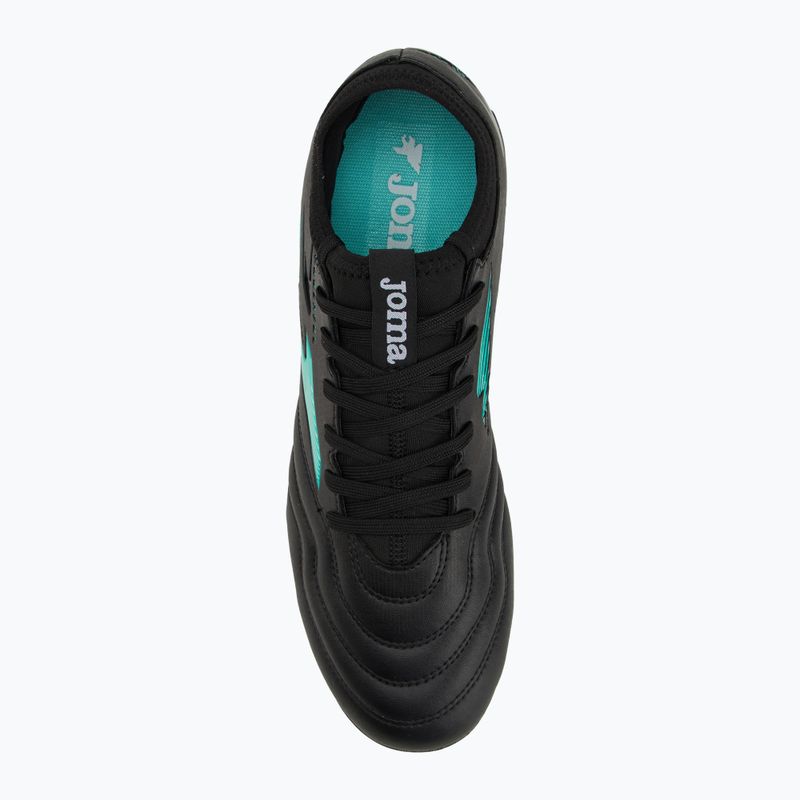 Joma Powerful FG black turquoise мъжки футболни обувки 5