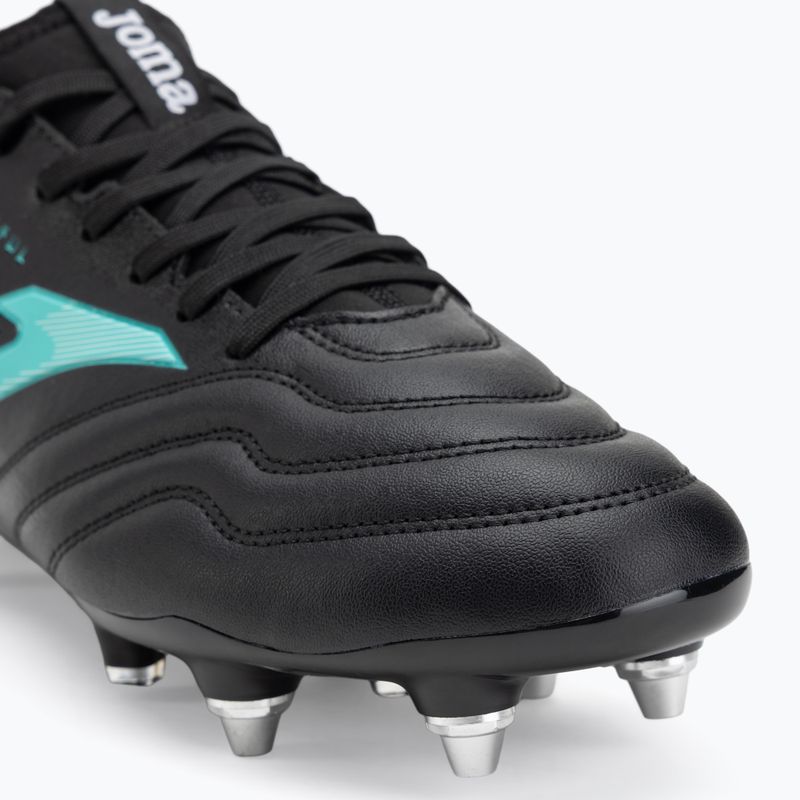 Мъжки футболни обувки Joma Powerful SG black turquoise 7