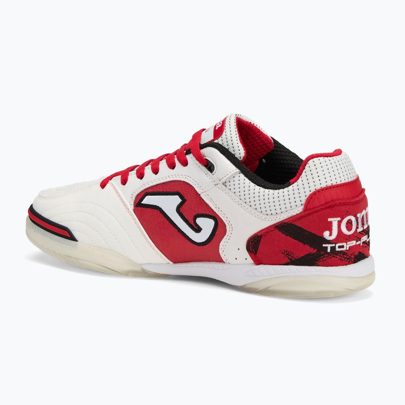 Мъжки футболни обувки Joma Top Flex IN white/red 3