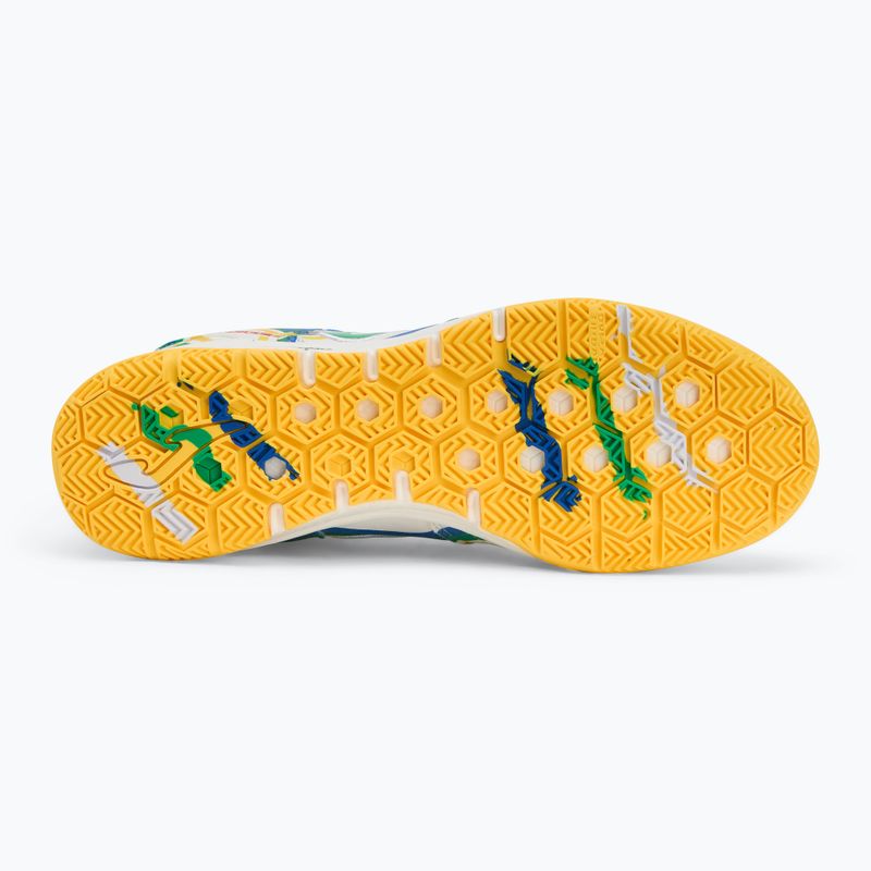 Мъжки футболни обувки Joma Top Flex IN white/green 4