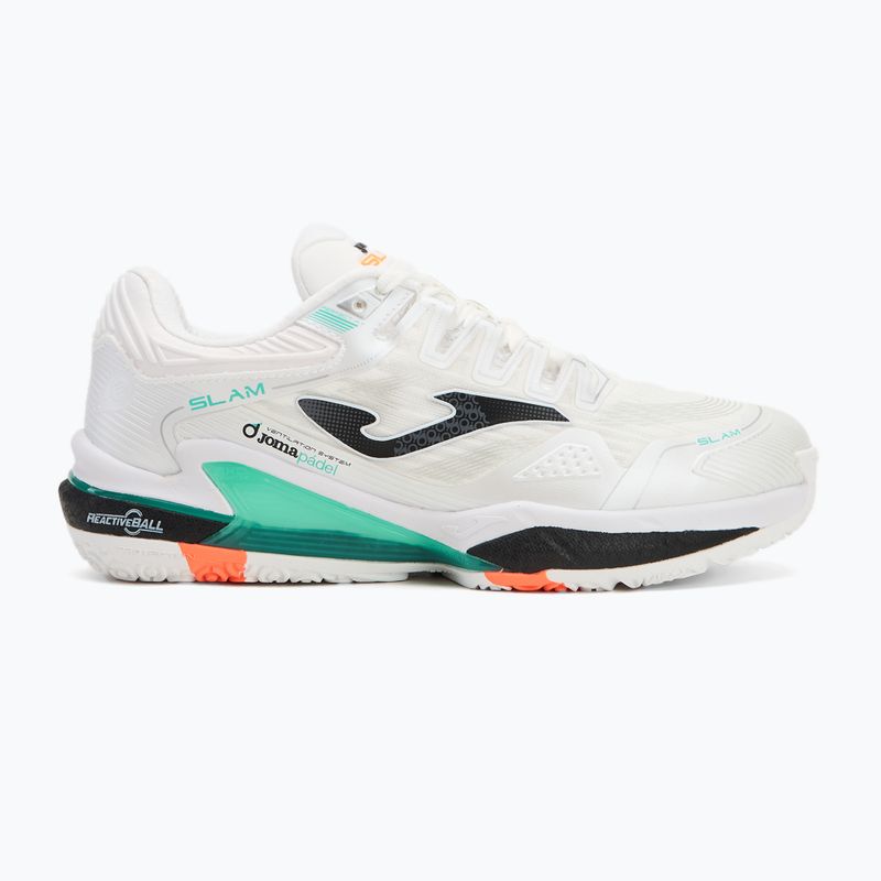 Мъжки обувки за падел Joma Slam OM white/ turquoise 2
