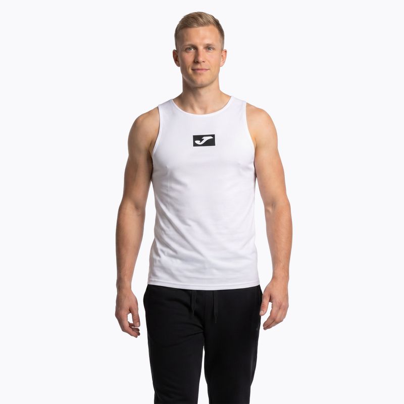 Мъжка бяла тениска за бягане Joma R-City 3