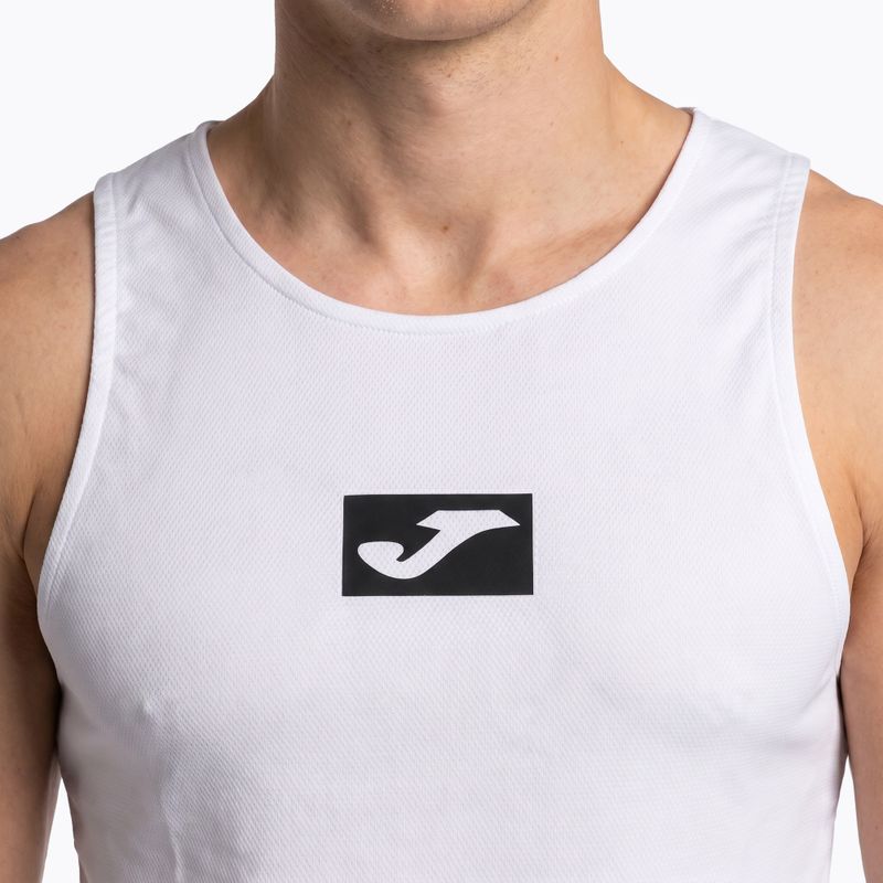 Мъжка бяла тениска за бягане Joma R-City 4
