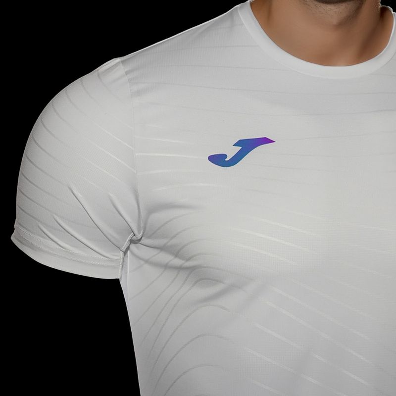 Мъжка тениска за бягане Joma R-Night бяла 7