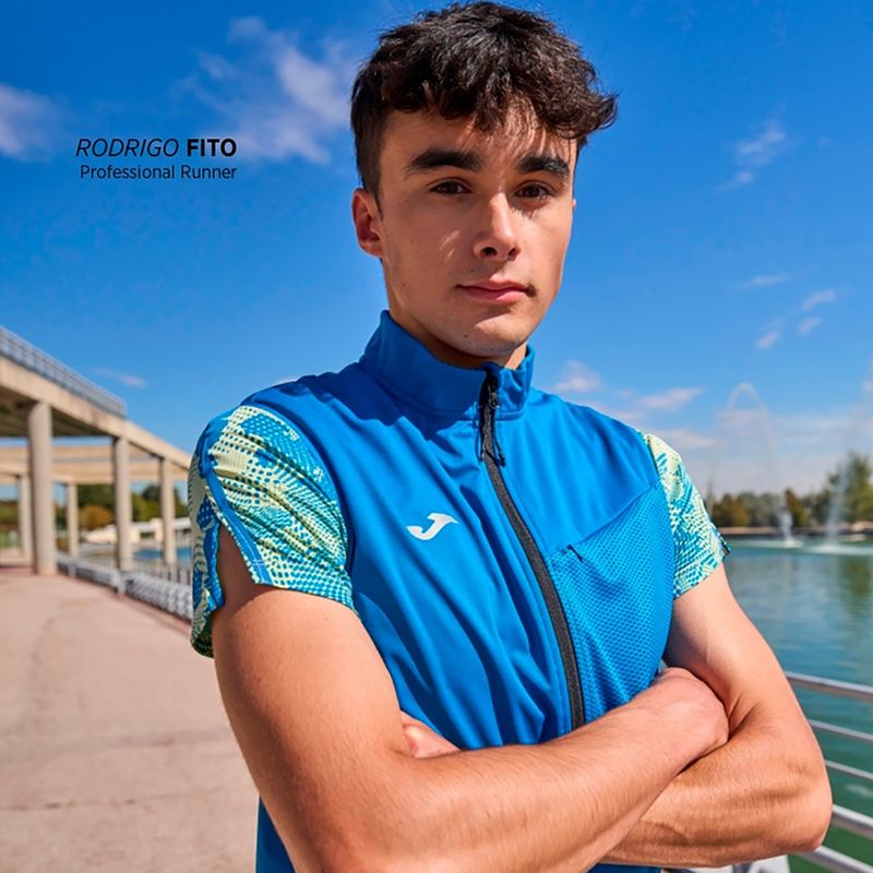 Мъжко яке Joma R-Night Iconic royal за бягане без ръкави 7