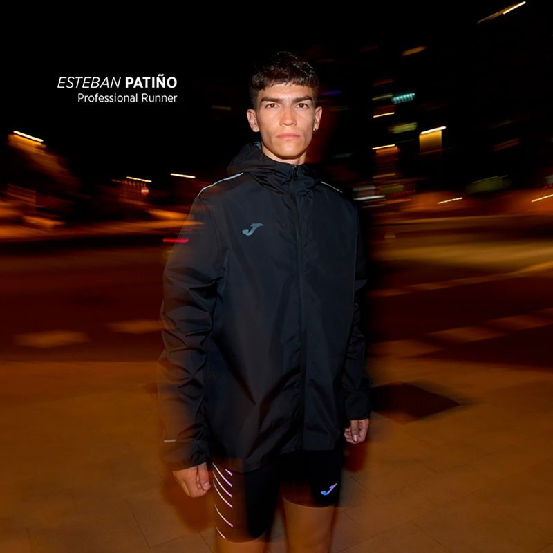 Мъжки дъждобран Joma R-Night Running jacket black 9