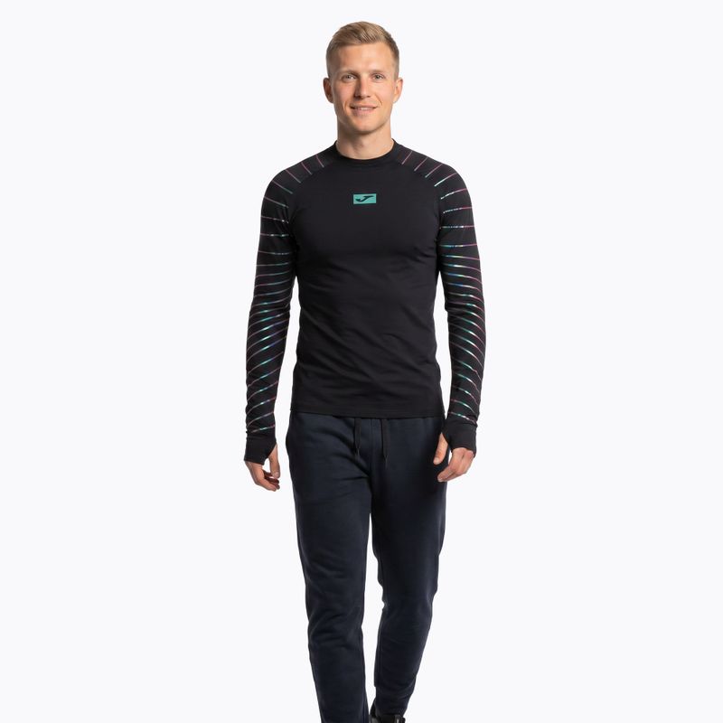 Мъжки ръкав Joma R-Night за бягане с дълъг ръкав черен 2