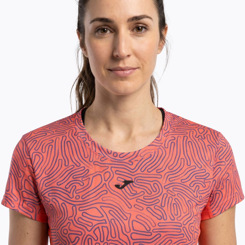 Дамска тениска за бягане Joma R-Nature coral 3