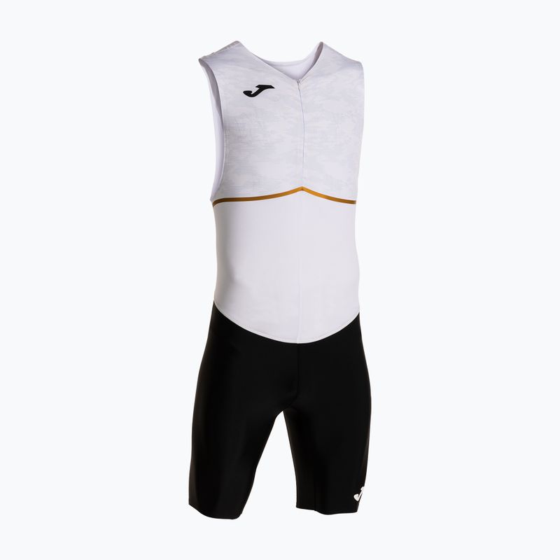 Мъжки костюм за триатлон Joma Record III Боди бяло/черно